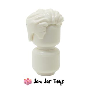 LEGO® White Hair Swept Left Tousled H257