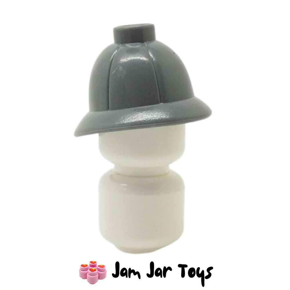 LEGO Hat / Pith Helmet - Dark Bluish Grey.
