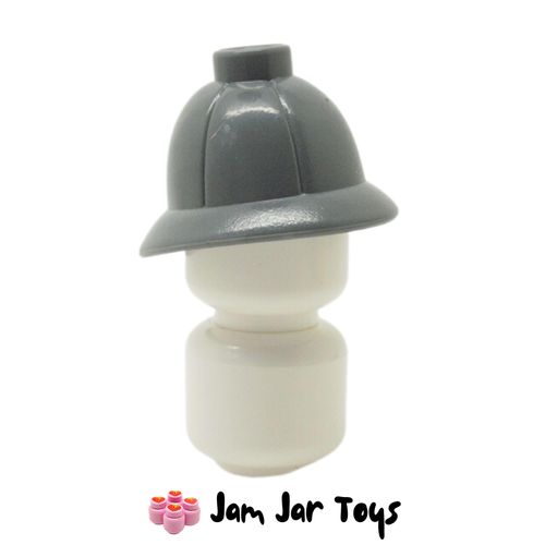 LEGO Hat / Pith Helmet - Dark Bluish Grey.