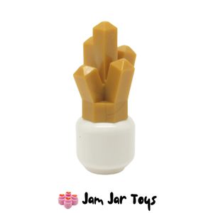 LEGO® Pearl Gold Jewel Rock Crystal 5 Point J22