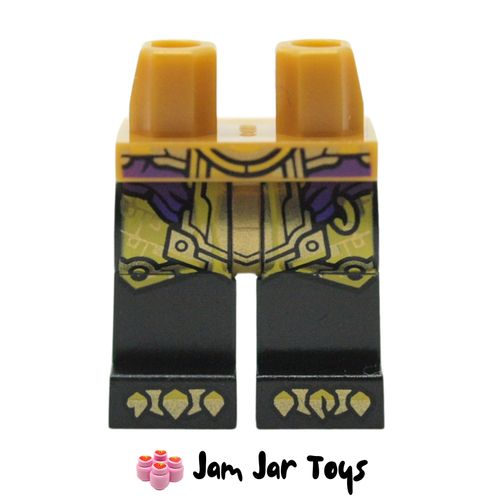LEGO Azure Lion Pearl Gold / Black Legs, Gold/Yellow/Dark Purple Robe, Claws.