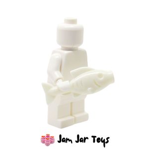 LEGO® White Glow in the Dark Fish – Ocean Accessory (KF56)6