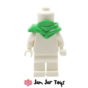 LEGO® Bright Green Shoulder Guard with Hood and Katana Holder. A264