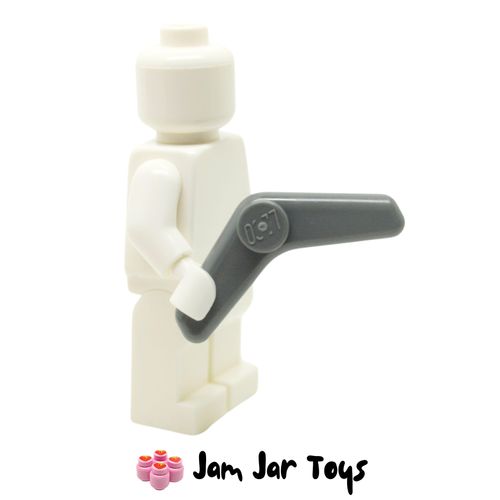 LEGO Dark Bluish Grey Boomerang.