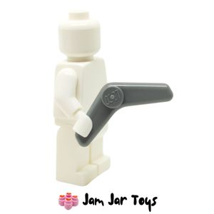 LEGO Dark Bluish Grey Boomerang.