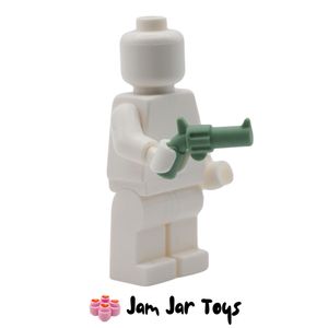 LEGO® Sand Green Weapon Gun / Pistol / Revolver Large Barrel, Long Grip. W127