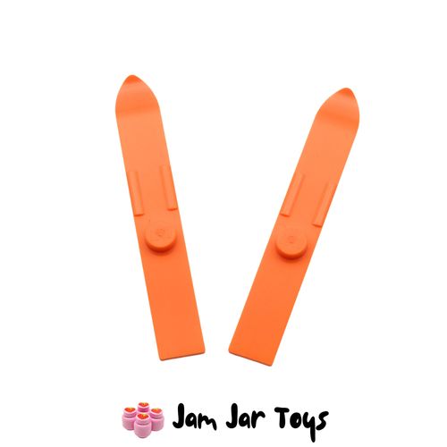 LEGO Orange Sports Ski Pair.