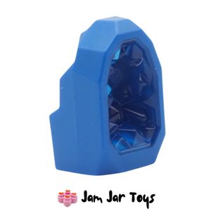 LEGO® Geode / Rock, Blue, Trans-Light Blue Crystal. J26