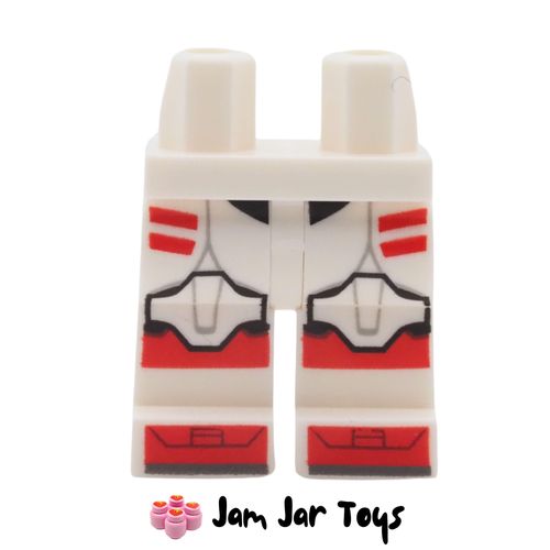 LEGO Coruscant Guard Legs, Clone Trooper Armour, Red Markings.