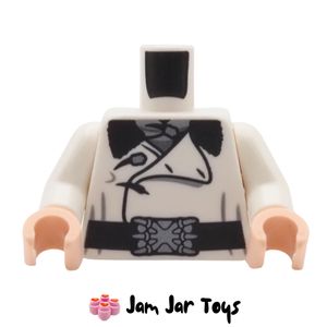 LEGO® Professor Igor Karkaroff, White Coat Torso, Fur Collar, Buttons, Belt TO271