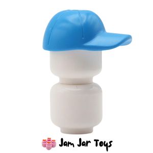 LEGO® Dark Azure Short Curved Bill Cap with Seams. HG290