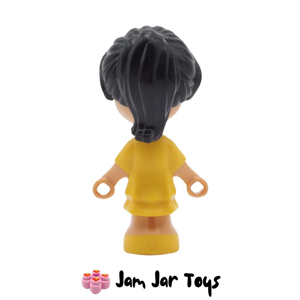 LEGO Friends Minifigure Victoria - Yellow Dress Rear View