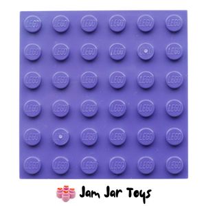 LEGO® Dark Purple 6 x 6 LEGO Base Plate BP118