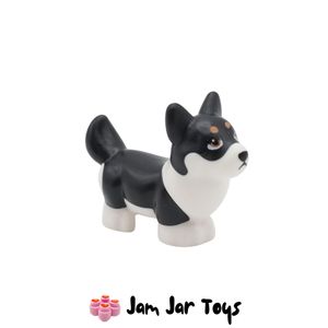 LEGO® Corgi - Black and White Fur. P198