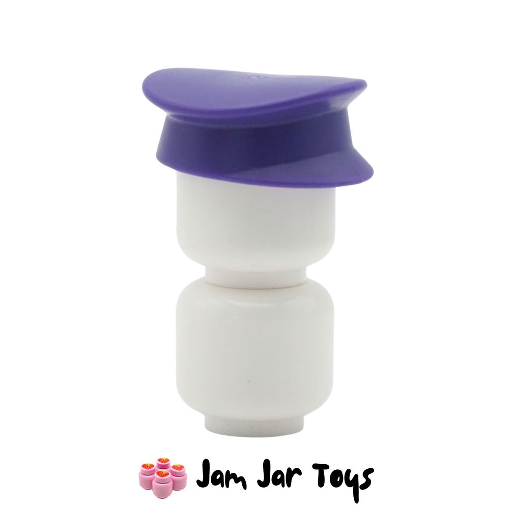 LEGO Dark Purple Cap, Police Style.