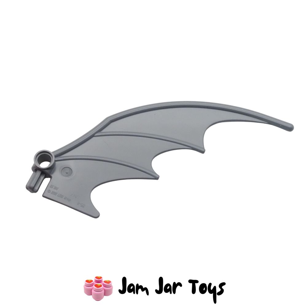 LEGO Fantasy Part – 8×10 Dragon Wing Dark Bluish Grey.
