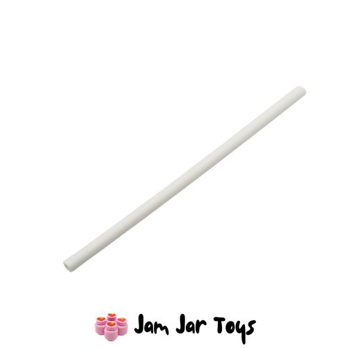 LEGO Hose Element – White 10L Rigid Cable.