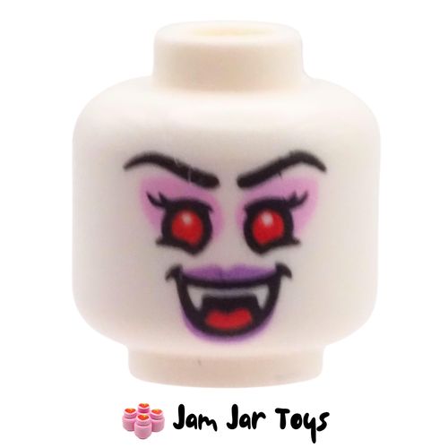 LEGO Part 6538815 – Vampire Head, Dual-Sided Red Eyes