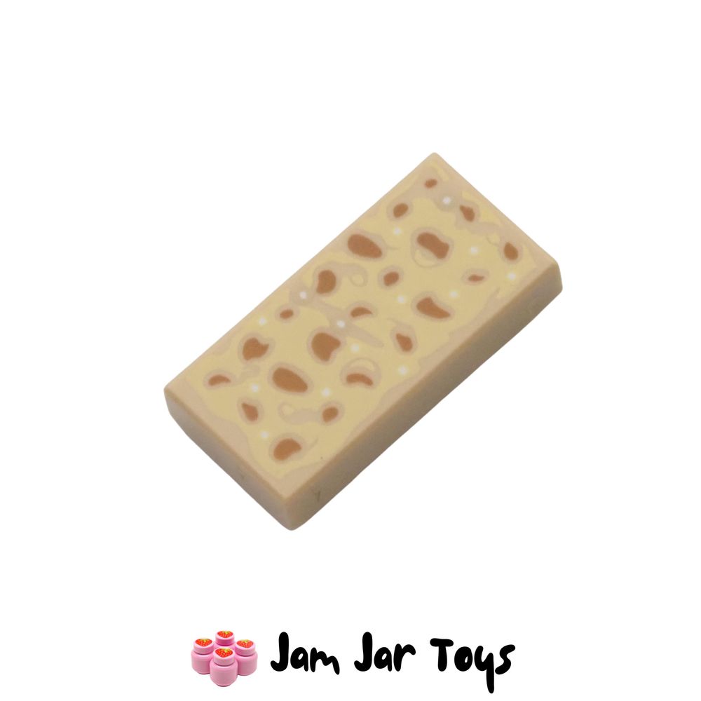 LEGO Food – Tan Focaccia Bread 1×2 Tile
