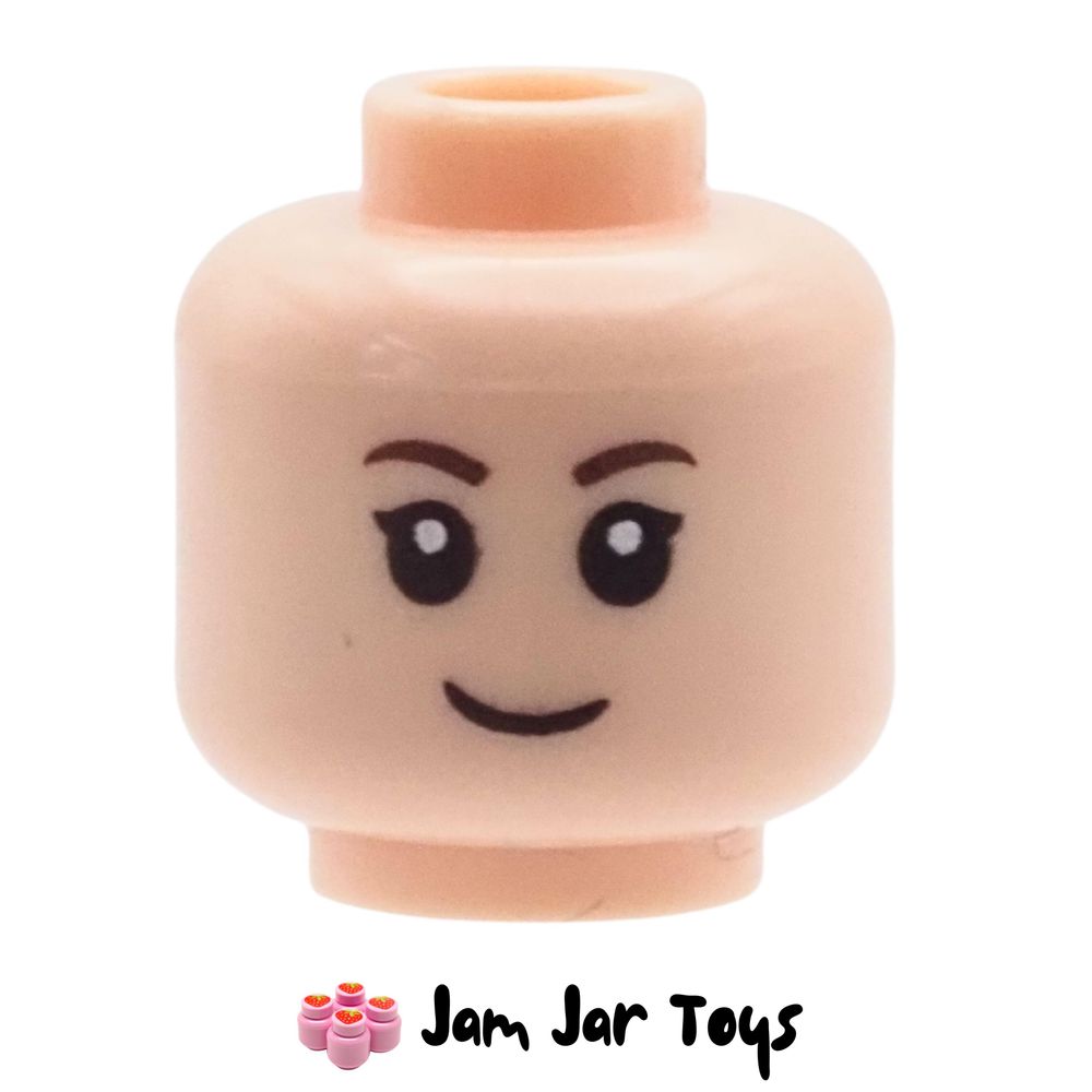 LEGO Pansy Parkinson Light Nougat Head, Mean Smile