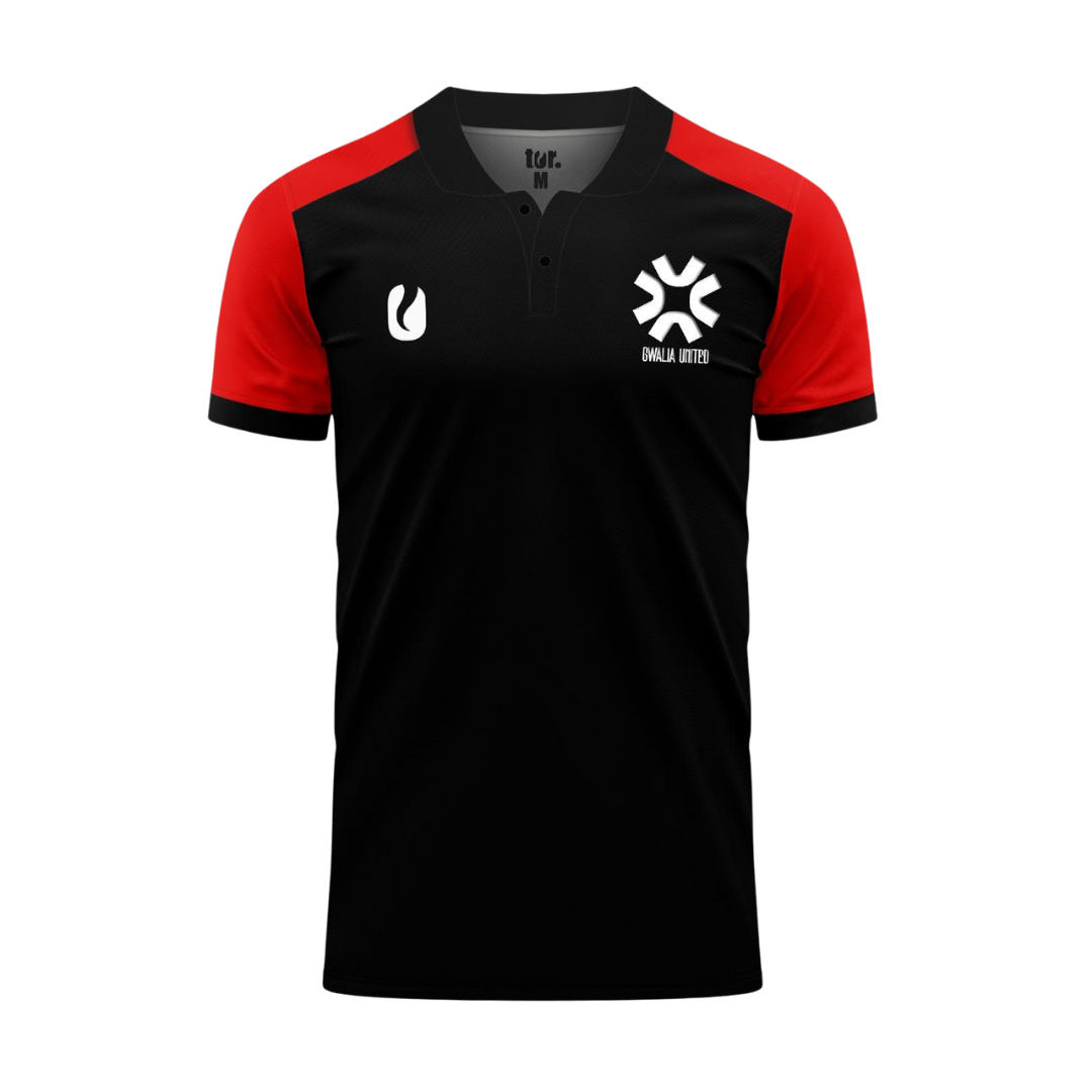 Image for Junior Black/Red Polo Shirt