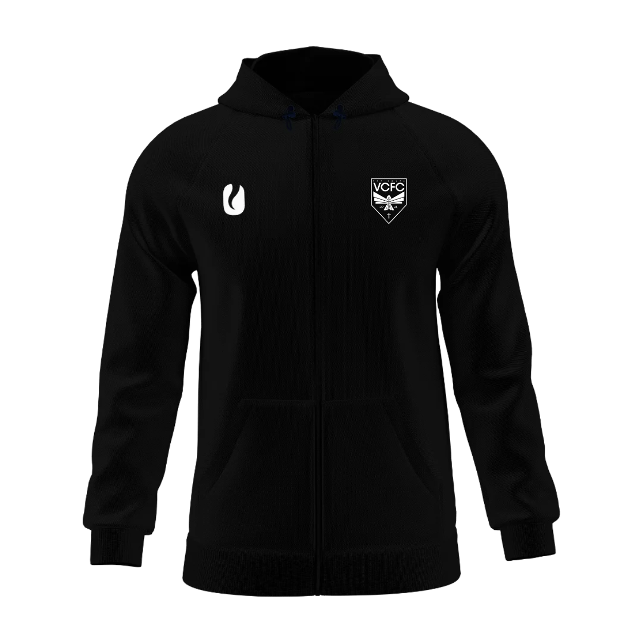 Image for Junior Black Full-Zip Hoodie