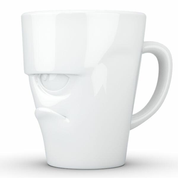 FiftyEight Products Mug with handle 350ml White - Grumpy