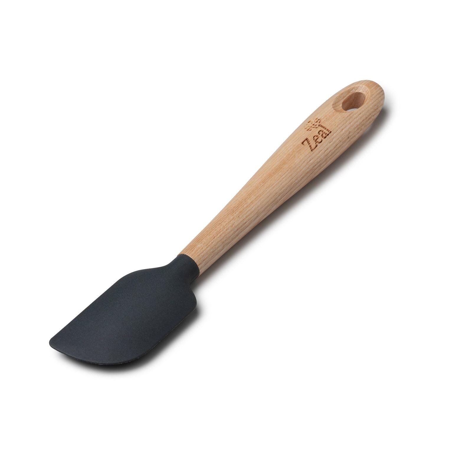 Zeal Small Spatula Spoon with Ash Wood Handle Dark Grey 19cm