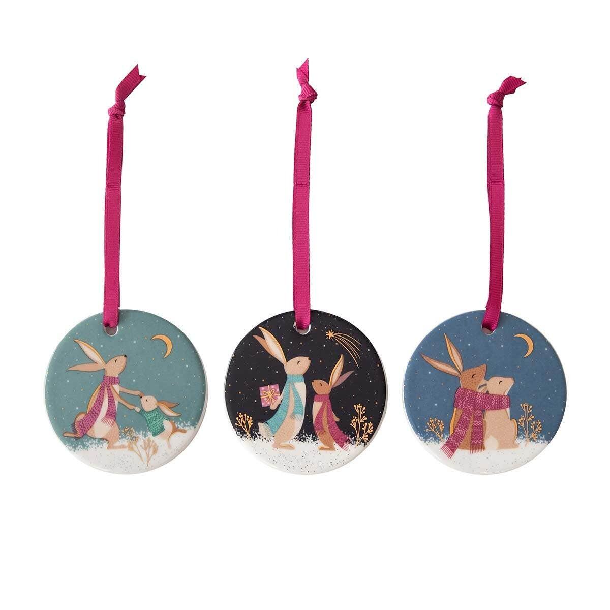 Woodland Tales Christmas Decorations - Set of 3