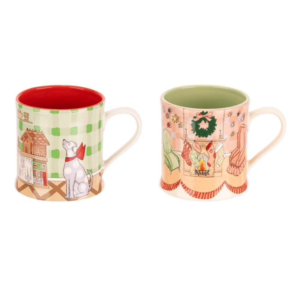 Cath Kidston Dolls House Set of 2 Mollie Mugs 275ml