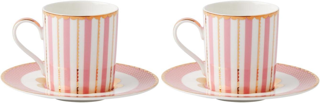 Maxwell & Williams Teas & C's Regency Demi Cup & Saucer Set of 2 Pink