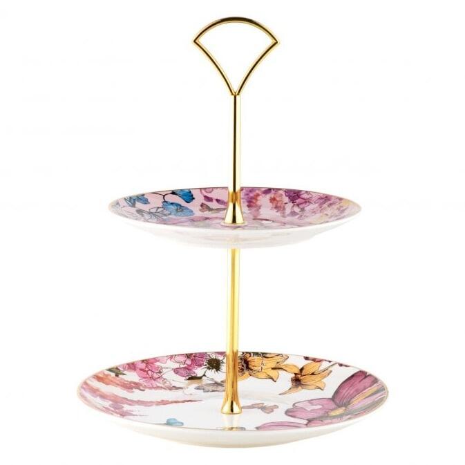 Maxwell & Williams Estelle Michaelides Enchantment 2 Tier Cake Stand