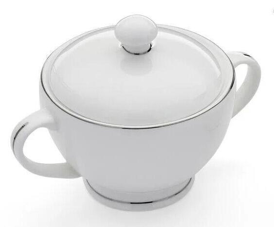 Royal Worcester Serendipity Platinum Sugar Bowl 0.22L 8 floz
