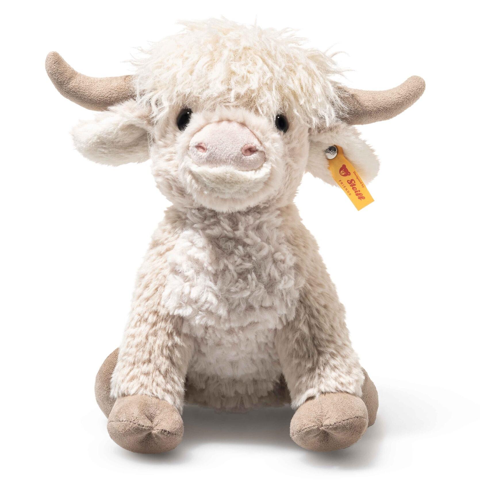 Steiff Harper Highland Cow 24cm Beige