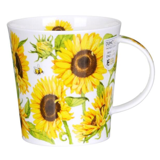 Dunoon Cairngorm Shape Mug - Beautiful Blooms - Sunflower - Boxed