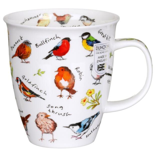 Dunoon Nevis Shape Mug - Bird Life - Garden - Boxed
