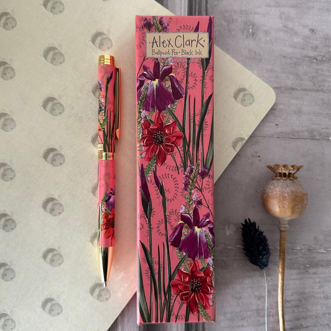 Alex Clark Dahlia Ballpoint Pen Gift Boxed