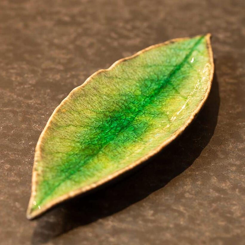 Costa Nova Riviera Tomato Green Laurel Leaf 18cm