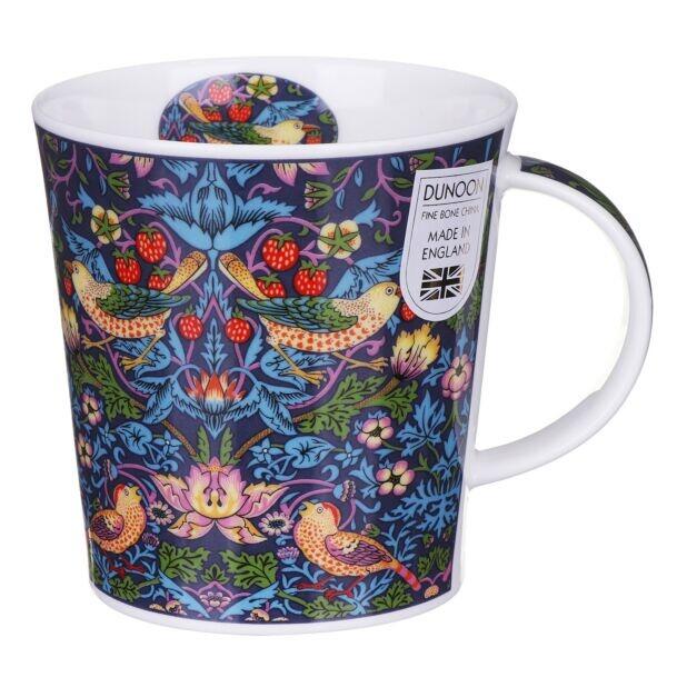 Dunoon Lomond Shape - Arts & Crafts Strawberry Thief Mug Boxed