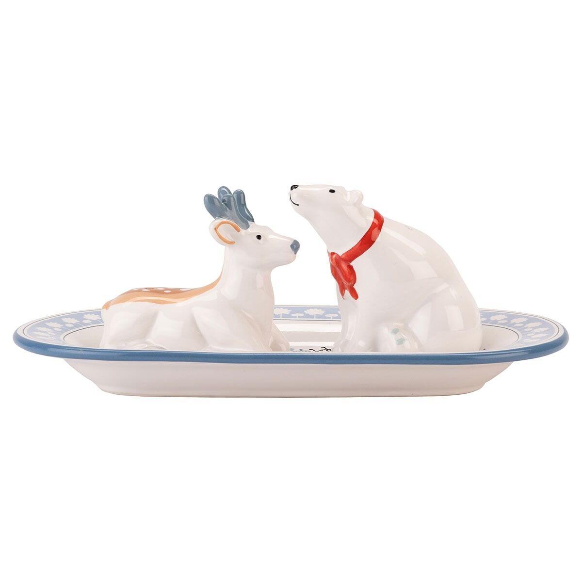 Cath Kidston Christmas Salt & Pepper Shakers Polar Bear & Deer