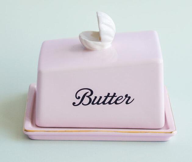 Yvonne Ellen Butter Dish - Shell