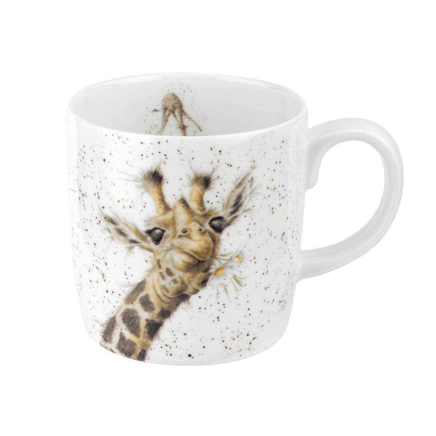 Royal Worcester Wrendale Designs - Large Mug 0.40L - Giraffe Lofty