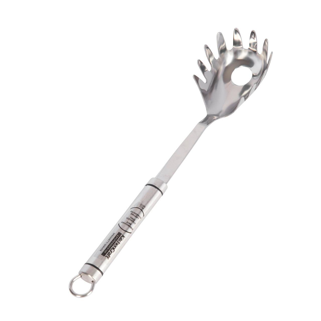 KitchenCraft Oval Handled Stainless Steel Spaghetti Server 31cm