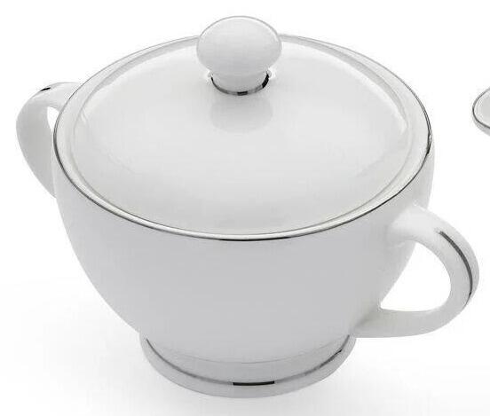 Royal Worcester Serendipity Platinum Sugar Bowl 0.22L 8 floz