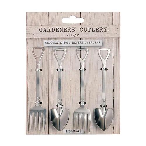 Eddingtons Gardeners Cutlery Set Shovel & Fork