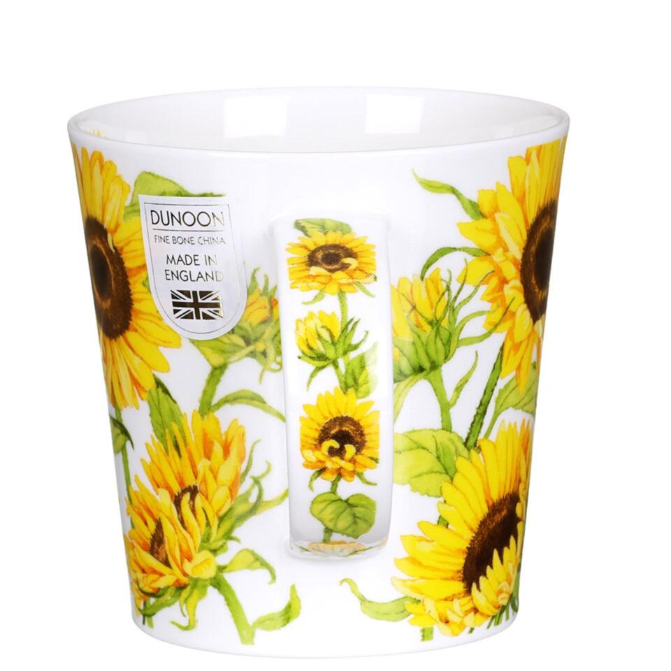Dunoon Cairngorm Shape Mug - Beautiful Blooms - Sunflower - Boxed