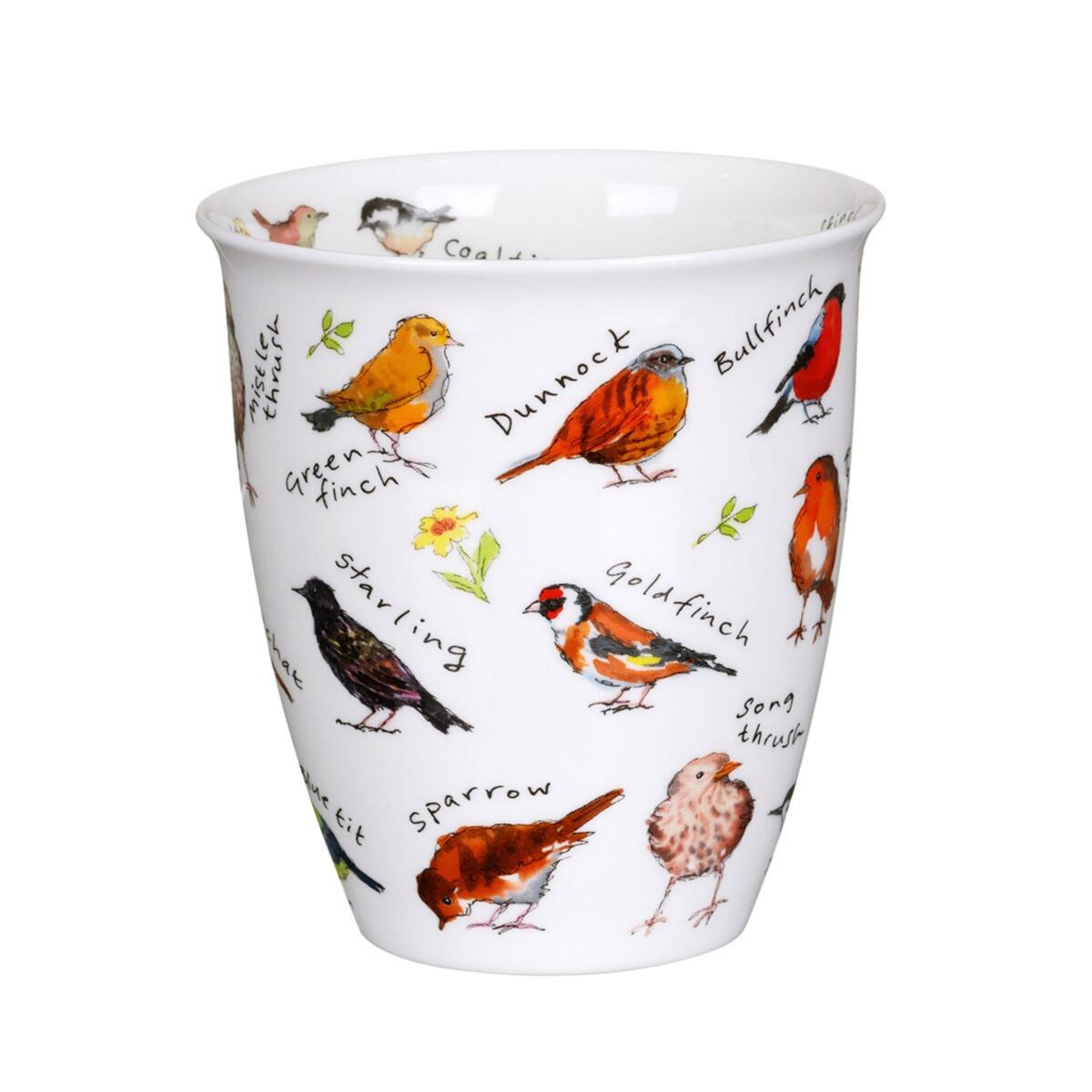 Dunoon Nevis Shape Mug - Bird Life - Garden - Boxed