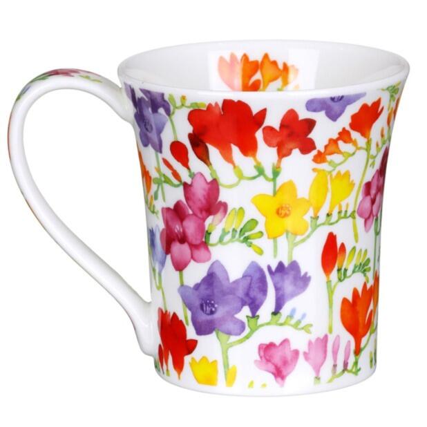 Dunoon Jura Shape - Floral Fiesta Freesia Mug - Boxed