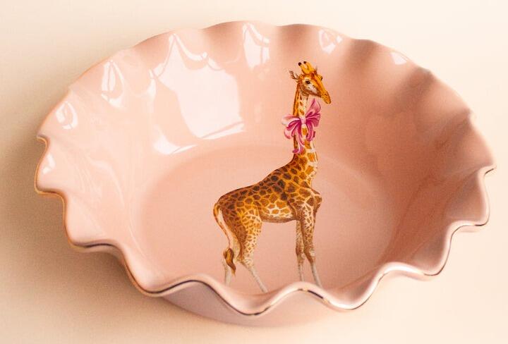 Yvonne Ellen Fruit Bowl - Giraffe 28cm