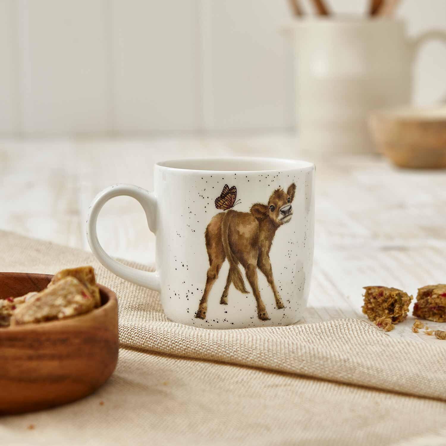Royal Worcester Wrendale Designs - Large Mug - Bessie Cow 0.4L
